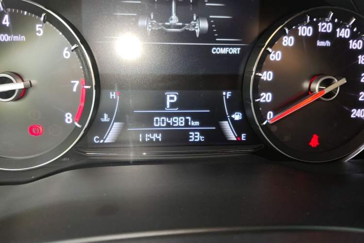 Used Honda Avancier 2023 370TURBO Four-Wheel Drive Luxury Edition Odometer Close Up
