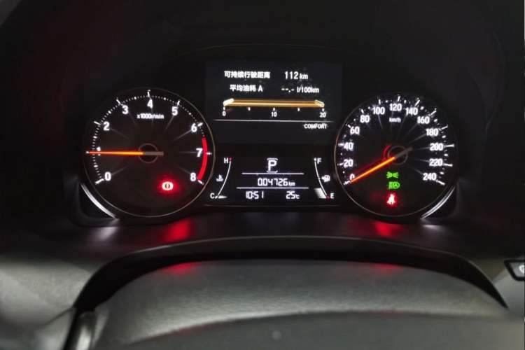 Used Honda Avancier 2023 240TURBO Two-Wheel Drive Smart Enjoyment Version Odometer Close Up