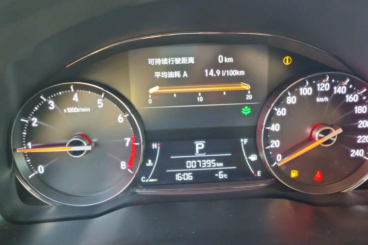 Used Honda Avancier 2023 370TURBO Four-Wheel Drive Luxury Edition Odometer Close Up