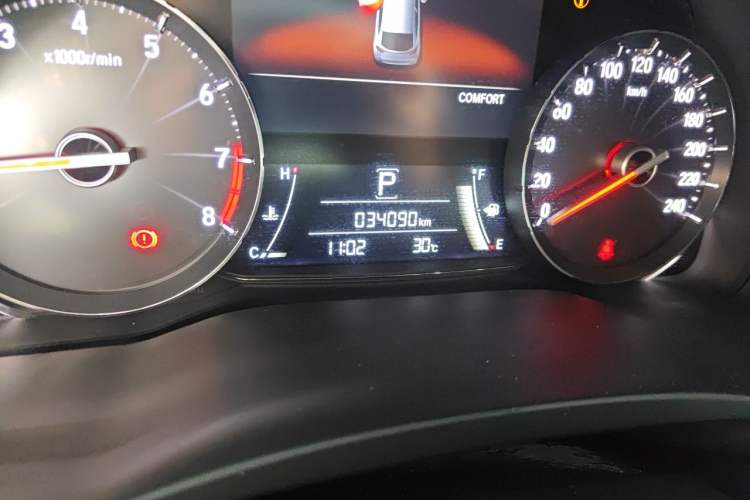 Used Honda Avancier 2023 370TURBO Four-Wheel Drive Luxury Edition Odometer Close Up