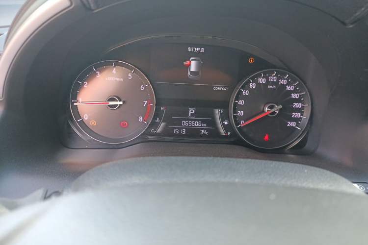 Used Honda Avancier 2023 370TURBO Four-Wheel Drive Luxury Edition Odometer Close Up