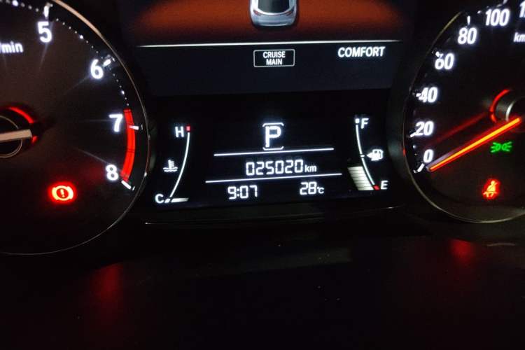 Used Honda Avancier 2023 370TURBO Two-Wheel-Drive Luxury Edition Odometer Close Up