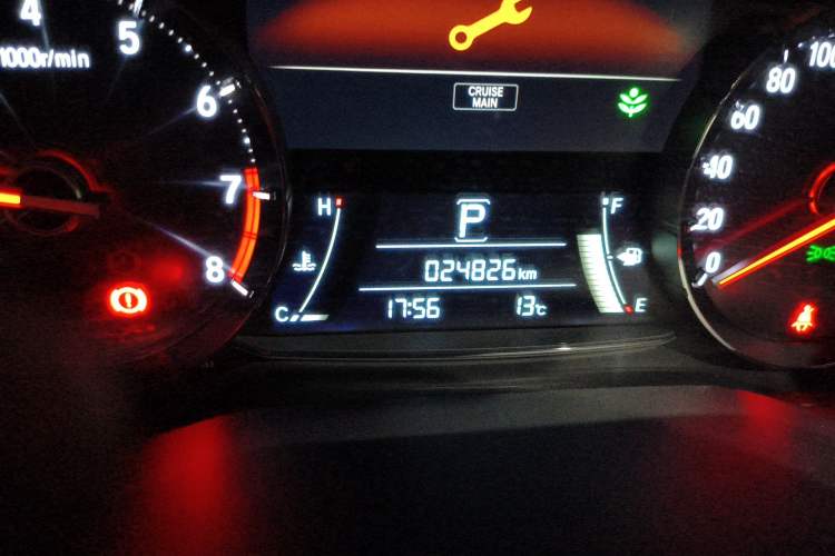 Used Honda Avancier 2023 370TURBO Two-Wheel-Drive Luxury Edition Odometer Close Up