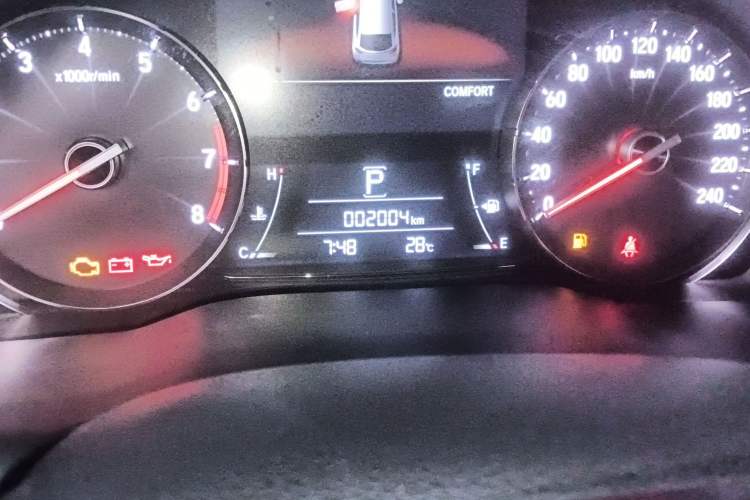 Used Honda Avancier 2023 240TURBO Two-Wheel Drive Comfort Edition Odometer Close Up