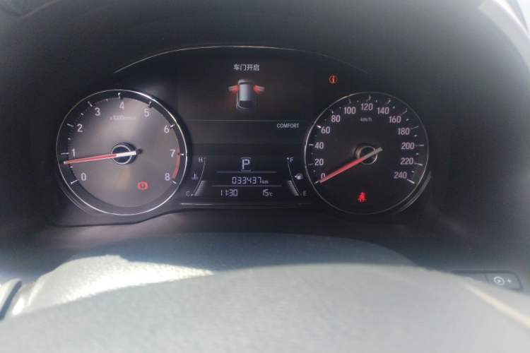 Used Honda Avancier 2023 370TURBO Four-Wheel Drive Luxury Edition Odometer Close Up