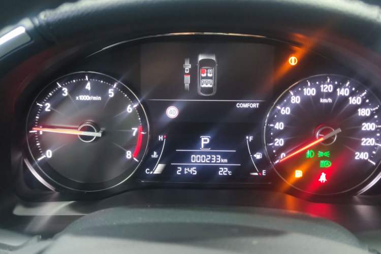Used Honda Avancier 2023 370TURBO Four-Wheel Drive Luxury Edition Odometer Close Up