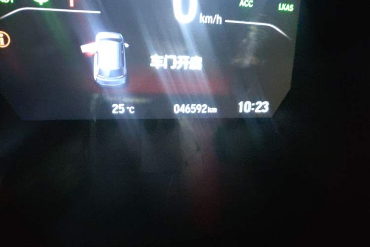 Used Honda Breeze 2020 Rui Hybrid 2.0L Two-Wheel Drive Rui Phantom Night Edition Odometer Close Up
