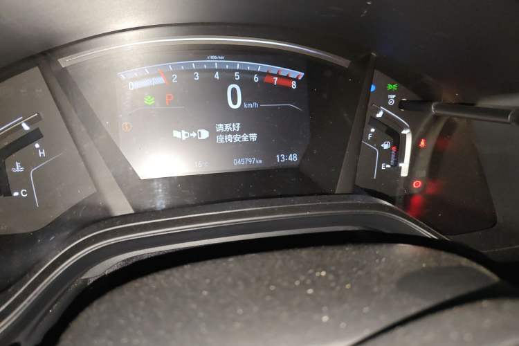Used Honda Breeze 2020 240TURBO CVT Four-Wheel Drive Phantom Night Edition Odometer Close Up