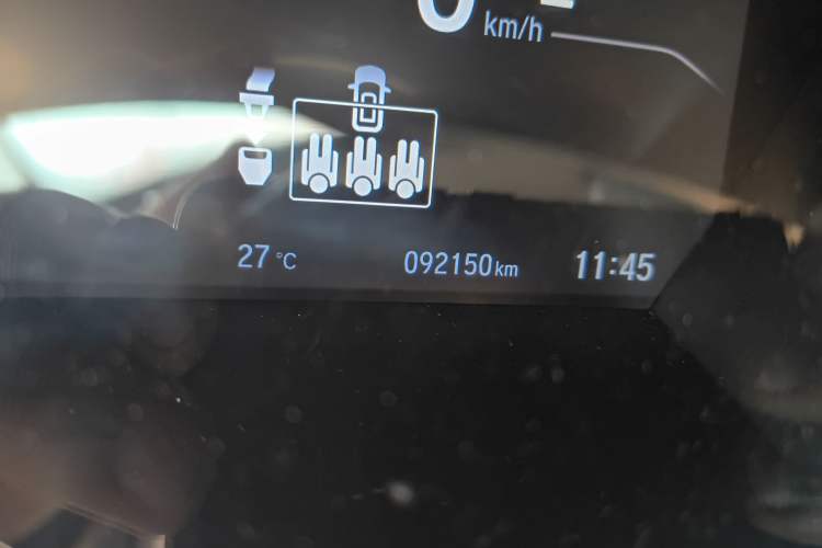 Used Honda Breeze 2020 240TURBO CVT 2WD Luxury Edition Odometer Close Up