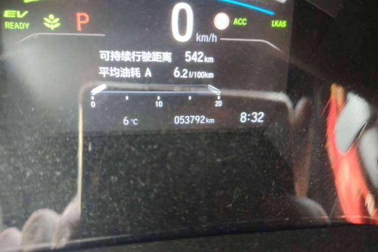 Used Honda Breeze 2020 Rui Hybrid 2.0L Two-Wheel Drive Rui Luxury Edition Odometer Close Up