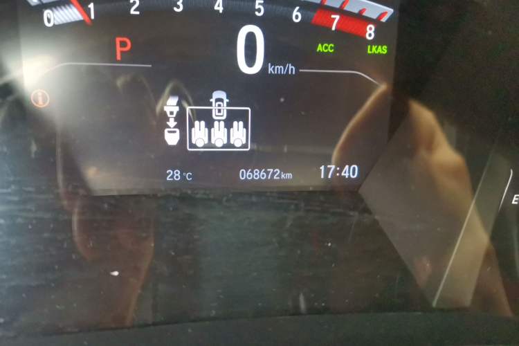 Used Honda Breeze 2020 240TURBO CVT 2WD Phantom Night Edition Odometer Close Up