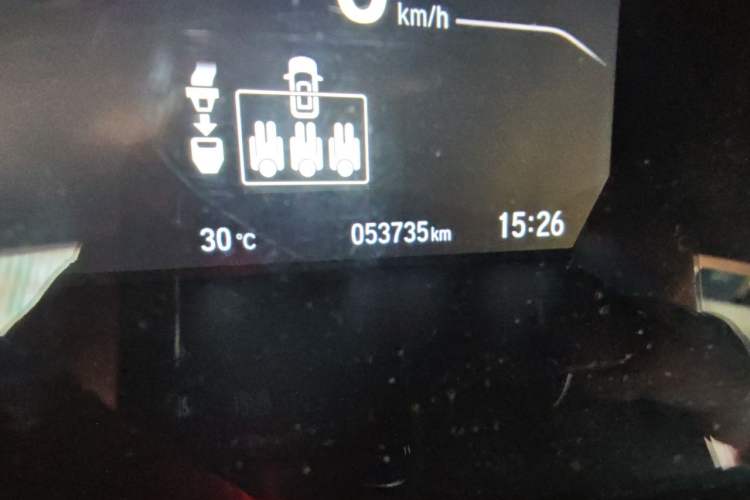 Used Honda Breeze 2020 240TURBO CVT 2WD Elite Edition Odometer Close Up