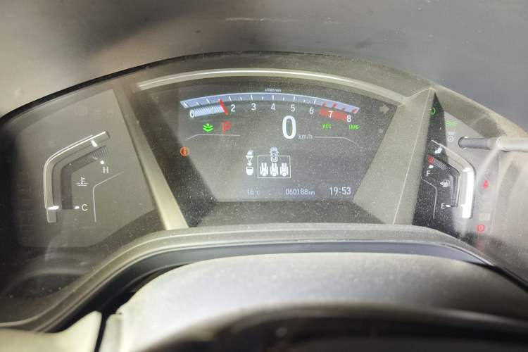 Used Honda Breeze 2020 240TURBO CVT 2WD Phantom Night Edition Odometer Close Up