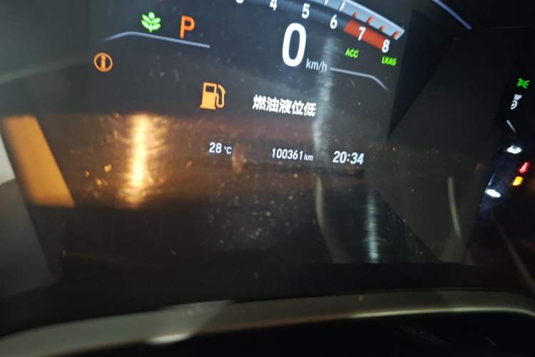 Used Honda Breeze 2020 240TURBO CVT 2WD Luxury Edition Odometer Close Up