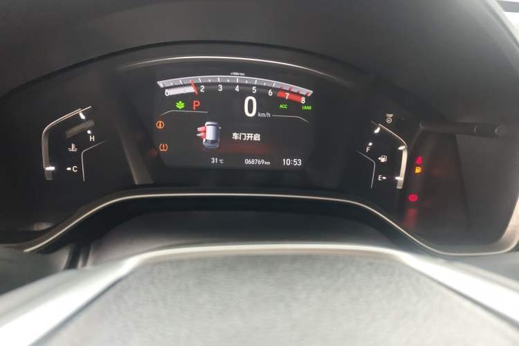 Used Honda Breeze 2020 240TURBO CVT Two-Wheel Drive Prestige Edition Odometer Close Up