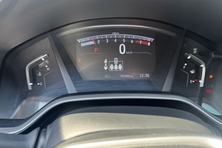 Used Honda Breeze 2020 240TURBO CVT 2WD Elite Edition Odometer Close Up