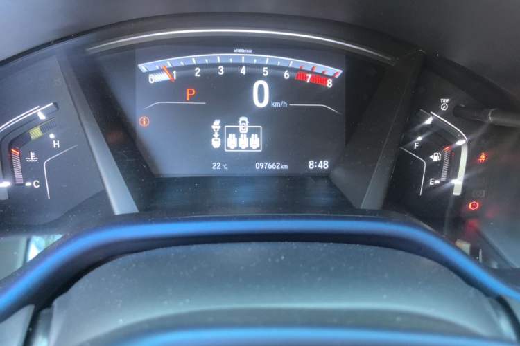 Used Honda Breeze 2020 240TURBO CVT Two-Wheel Drive Prestige Edition Odometer Close Up