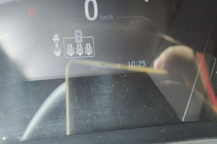 Used Honda Breeze 2020 240TURBO CVT Two-Wheel Drive Prestige Edition Odometer Close Up