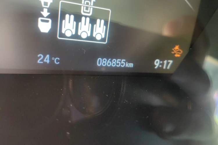 Used Honda Breeze 2020 240TURBO CVT Two-Wheel Drive Prestige Edition Odometer Close Up
