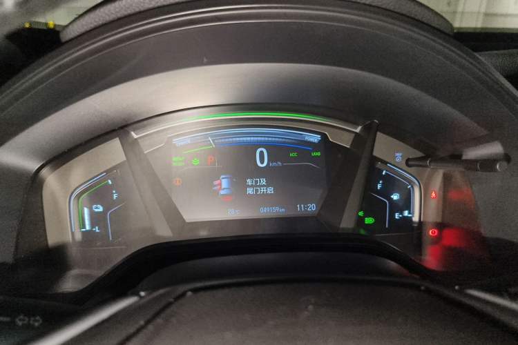 Used Honda Breeze 2020 Rui Hybrid 2.0L Two-Wheel Drive Rui Phantom Night Edition Odometer Close Up
