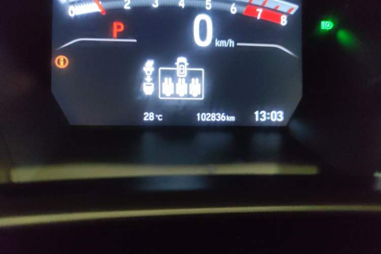 Used Honda Breeze 2020 240TURBO CVT Two-Wheel Drive Prestige Edition Odometer Close Up