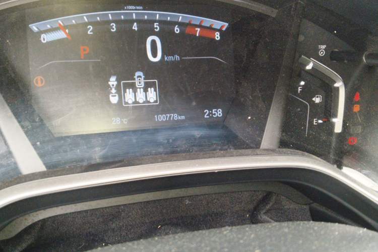 Used Honda Breeze 2020 240TURBO CVT 2WD Luxury Edition Odometer Close Up