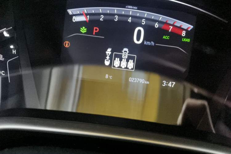 Used Honda Breeze 2020 240TURBO CVT 2WD Luxury Edition Odometer Close Up