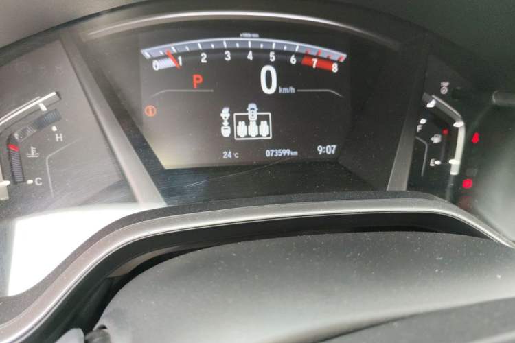 Used Honda Breeze 2020 240TURBO CVT Four-Wheel Drive Premium Edition Odometer Close Up
