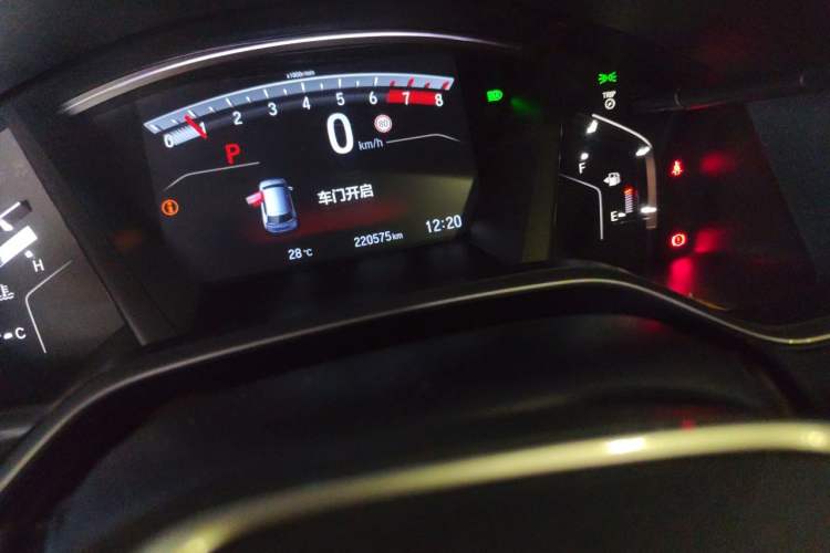 Used Honda Breeze 2020 240TURBO CVT Two-Wheel Drive Prestige Edition Odometer Close Up