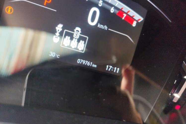 Used Honda Breeze 2020 240TURBO CVT Two-Wheel Drive Prestige Edition Odometer Close Up