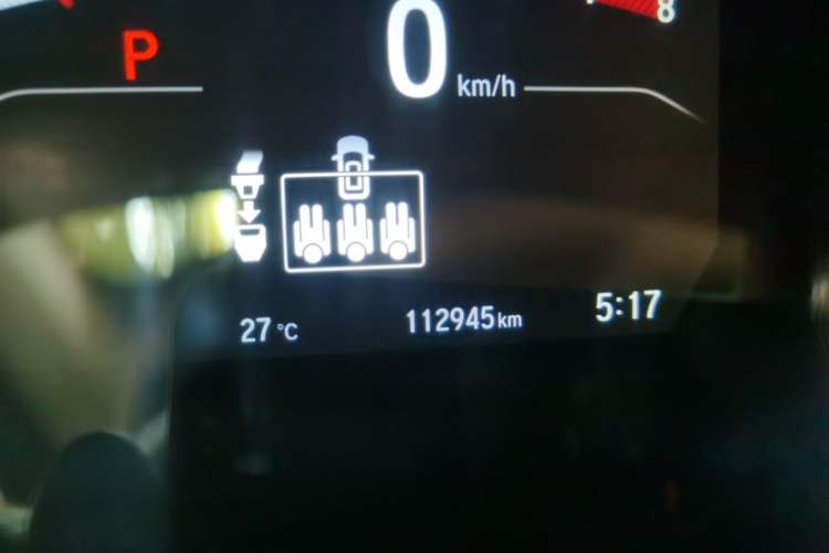 Used Honda Breeze 2020 240TURBO CVT 2WD Elite Edition Odometer Close Up