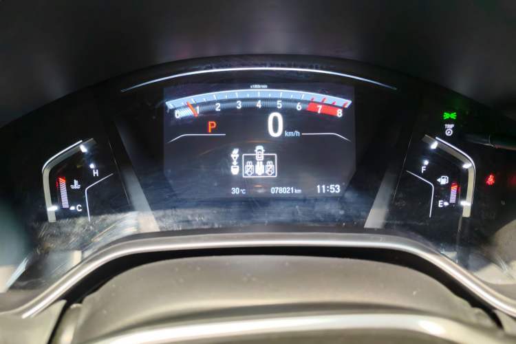 Used Honda Breeze 2020 240TURBO CVT Four-Wheel Drive Premium Edition Odometer Close Up