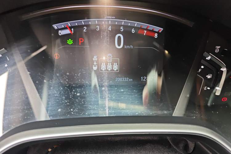 Used Honda Breeze 2020 240TURBO CVT Two-Wheel Drive Prestige Edition Odometer Close Up