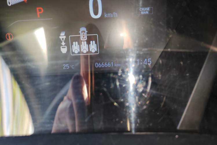 Used Honda Breeze 2020 240TURBO CVT 2WD Elite Edition Odometer Close Up