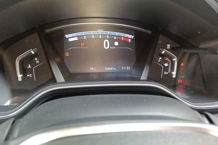 Used Honda Breeze 2021 240TURBO CVT Two-Wheel Drive Smart Enjoyment Version Odometer Close Up