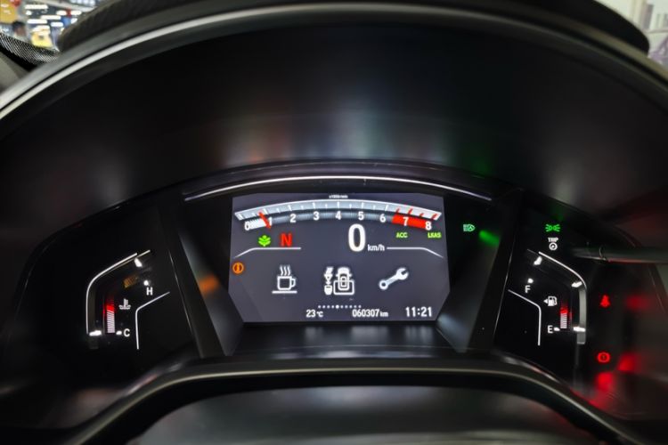 Used Honda Breeze 2021 240TURBO CVT Two-Wheel Drive Smart Enjoyment Version Odometer Close Up