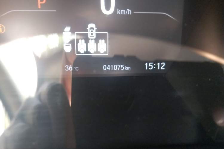 Used Honda Breeze 2021 240TURBO CVT Front-Wheel Drive Elite Edition Odometer Close Up