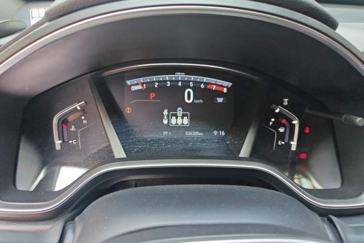 Used Honda Breeze 2021 240TURBO CVT Front-Wheel Drive Elite Edition Odometer Close Up