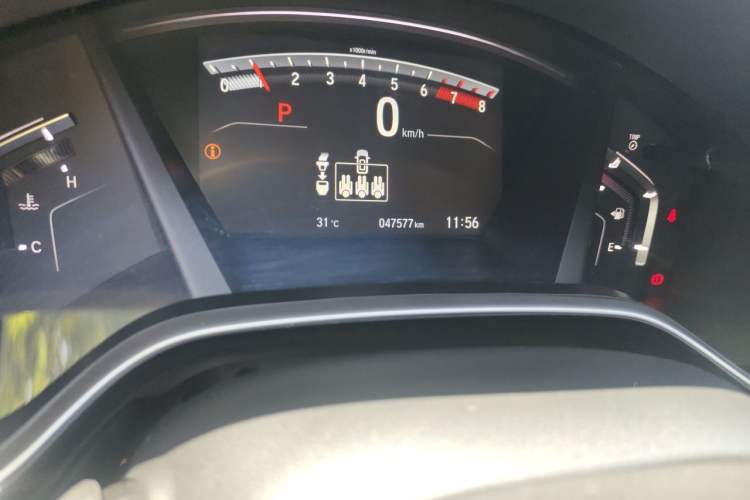 Used Honda Breeze 2021 240TURBO CVT Front-Wheel Drive Elite Edition Odometer Close Up
