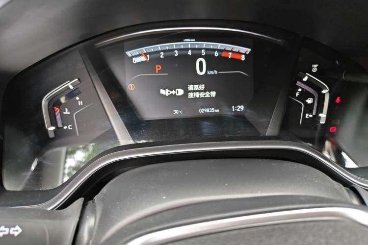 Used Honda Breeze 2021 240TURBO CVT Two-Wheel Drive Smart Enjoyment Version Odometer Close Up