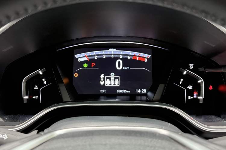 Used Honda Breeze 2021 240TURBO CVT Two-Wheel Drive Smart Enjoyment Version Odometer Close Up