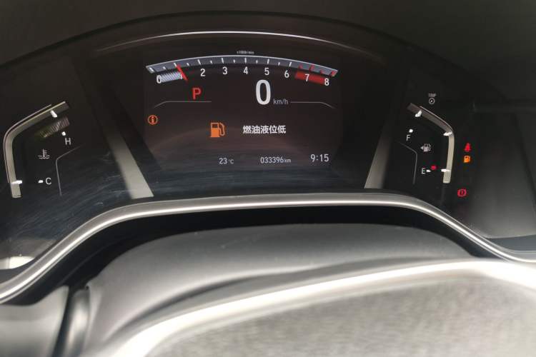 Used Honda Breeze 2021 240TURBO CVT Two-Wheel Drive Smart Enjoyment Version Odometer Close Up