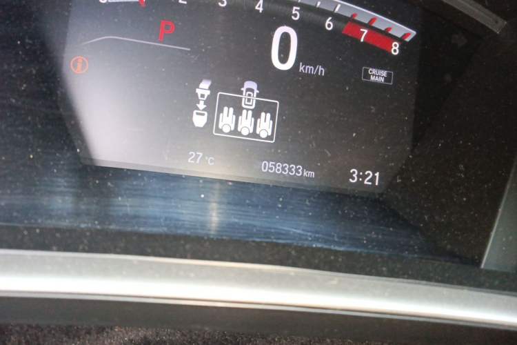 Used Honda Breeze 2021 240TURBO CVT Front-Wheel Drive Elite Edition Odometer Close Up