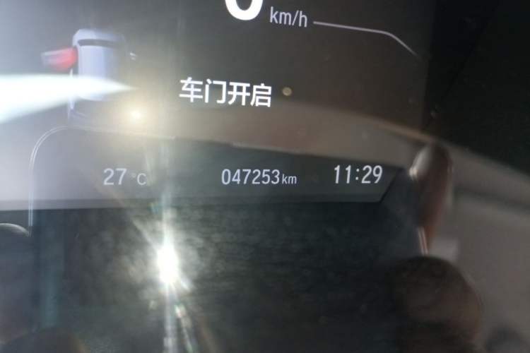 Used Honda Breeze 2021 240TURBO CVT Front-Wheel Drive Elite Edition Odometer Close Up