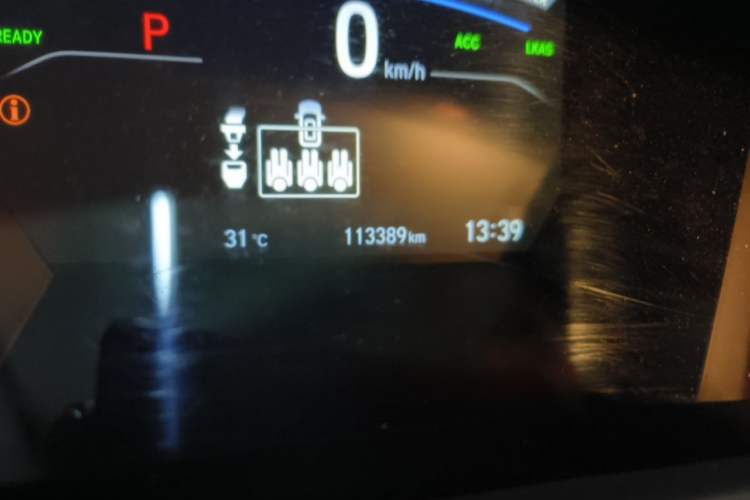 Used Honda Breeze 2021 Rui Hybrid 2.0L 2WD Rui Elite Edition Odometer Close Up
