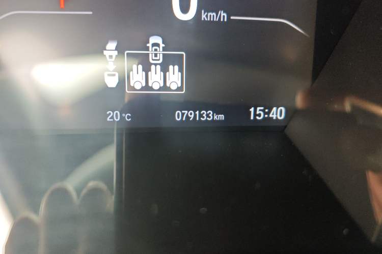 Used Honda Breeze 2021 240TURBO CVT Front-Wheel Drive Elite Edition Odometer Close Up