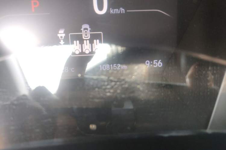 Used Honda Breeze 2021 240TURBO CVT 2WD Prestige Edition Odometer Close Up