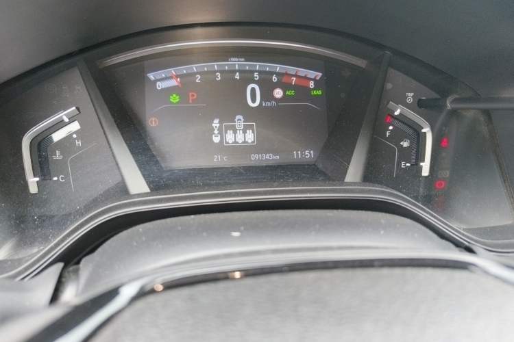 Used Honda Breeze 2021 240TURBO CVT Two-Wheel Drive Phantom Night Edition Odometer Close Up
