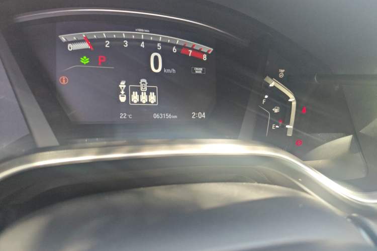 Used Honda Breeze 2021 240TURBO CVT Front-Wheel Drive Elite Edition Odometer Close Up