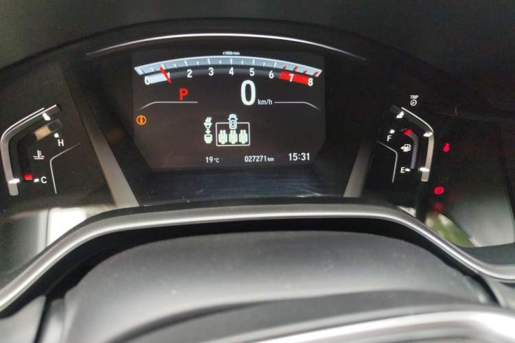 Used Honda Breeze 2021 240TURBO CVT Two-Wheel Drive Smart Enjoyment Version Odometer Close Up